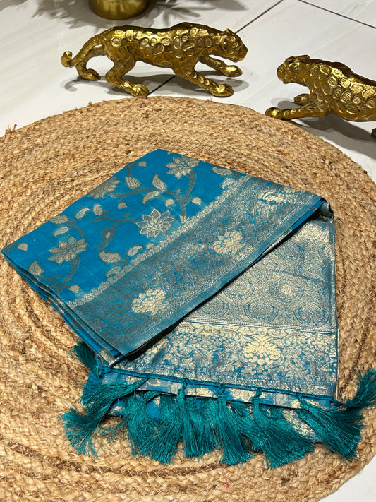 Elegant Soft Silk Saree🪸🐚