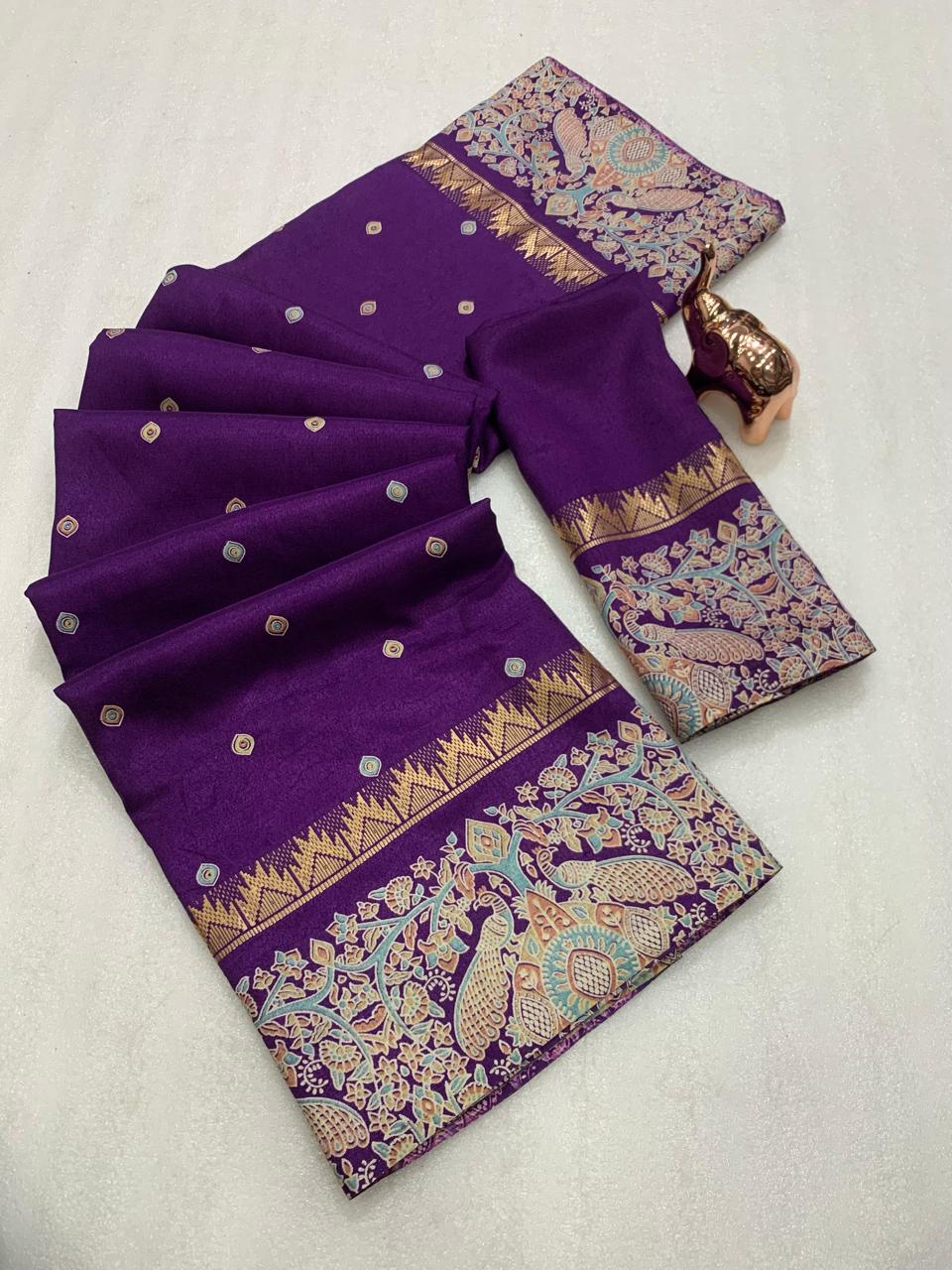 Bandhni Art Silk Saree🪸❄️