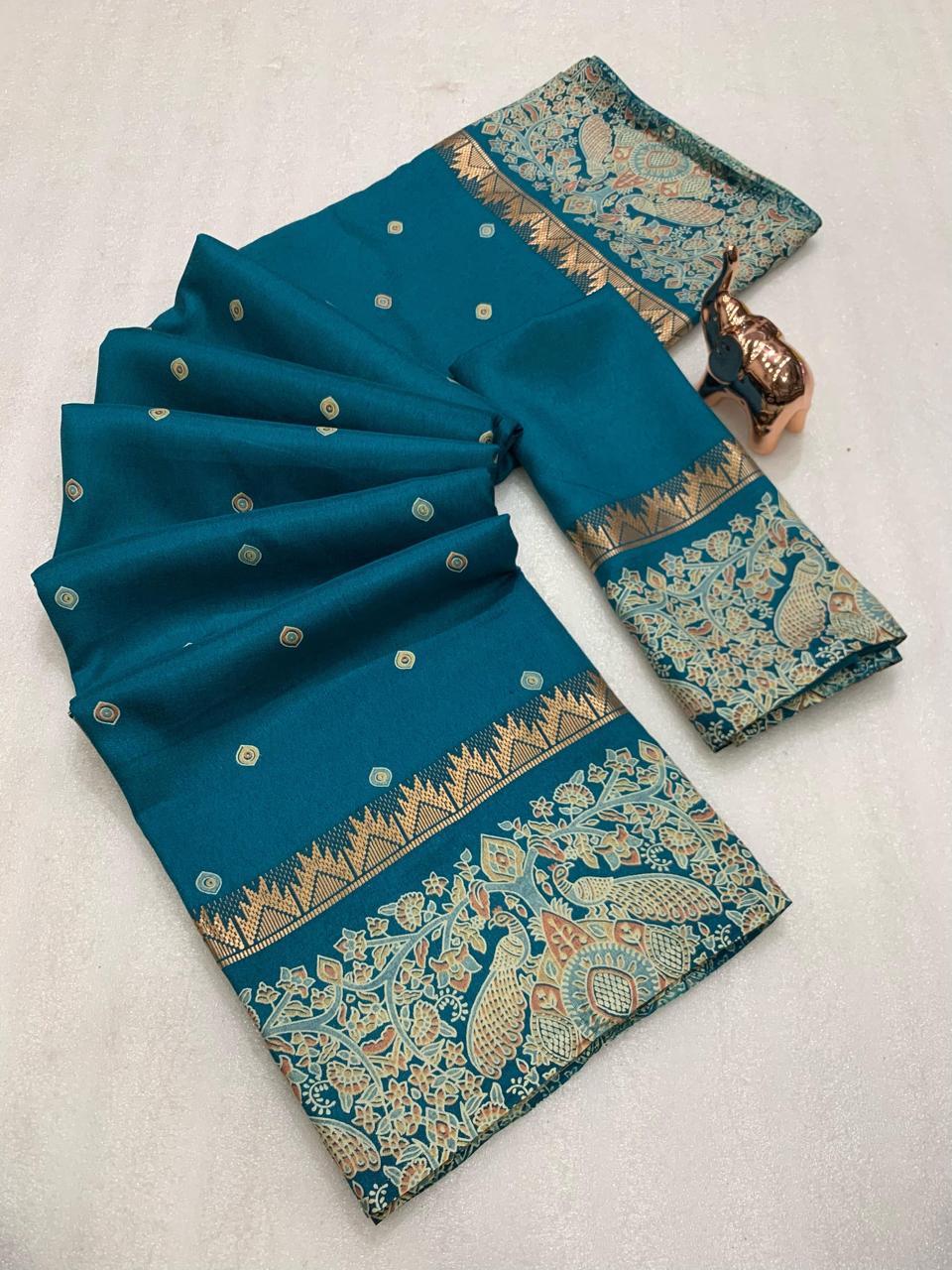 Bandhni Art Silk Saree🪸❄️