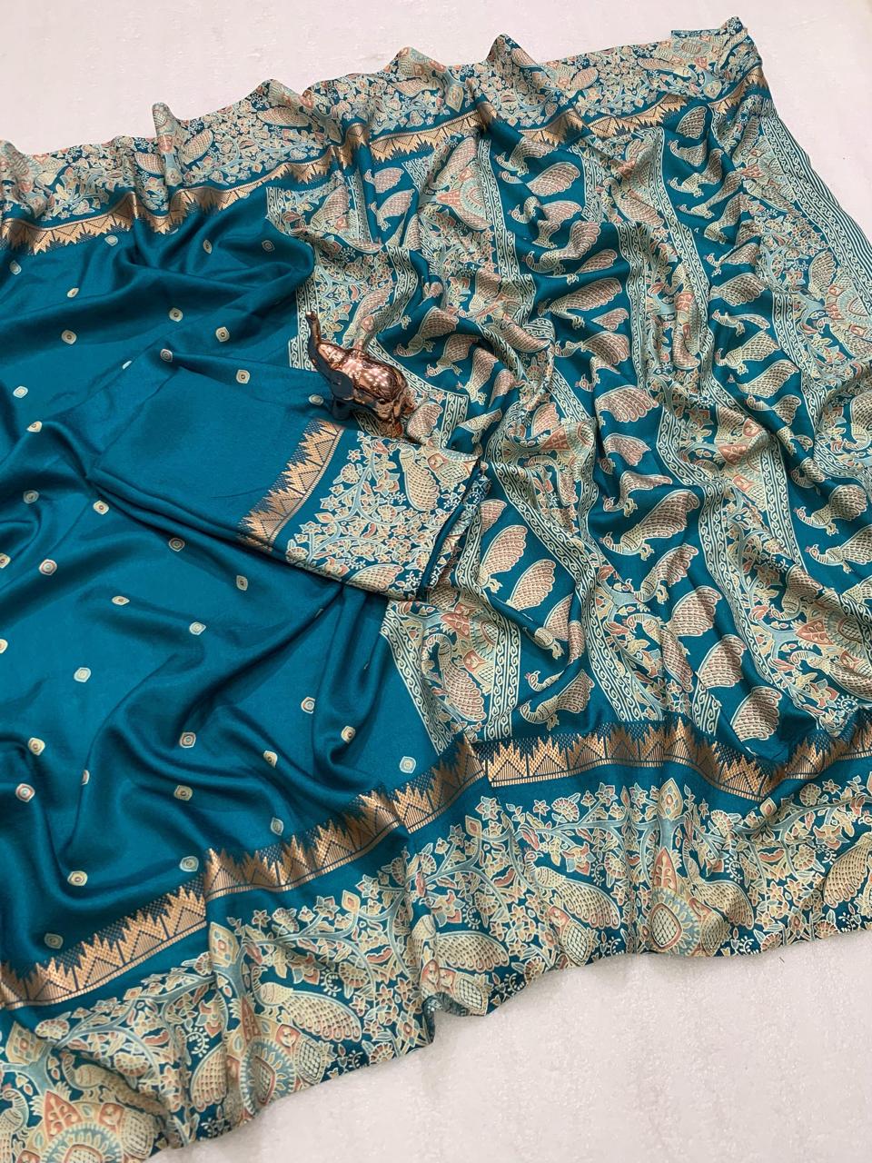 Bandhni Art Silk Saree🪸❄️