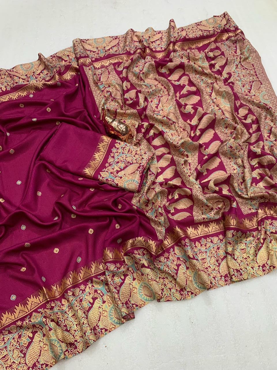 Bandhni Art Silk Saree🪸❄️