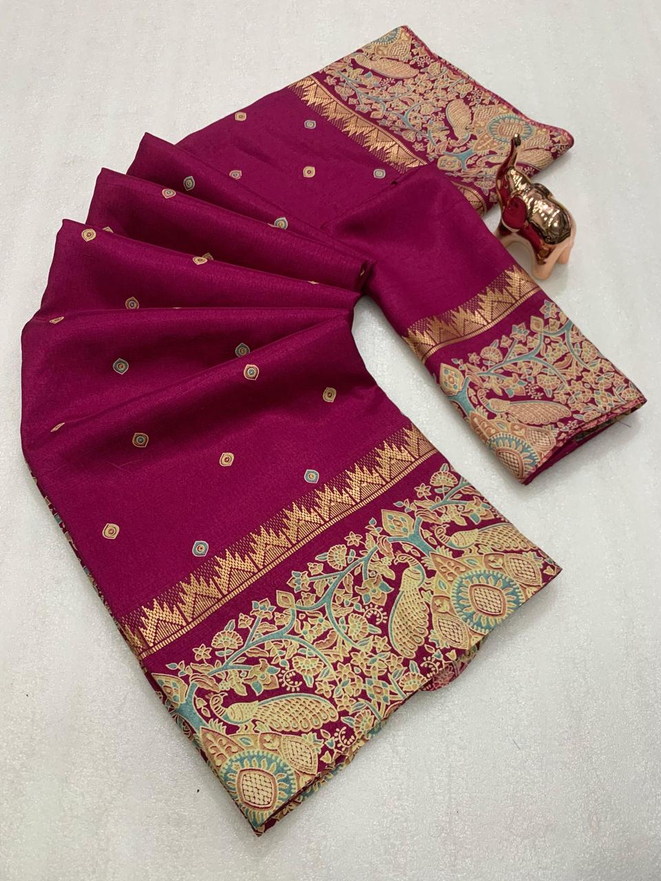 Bandhni Art Silk Saree🪸❄️