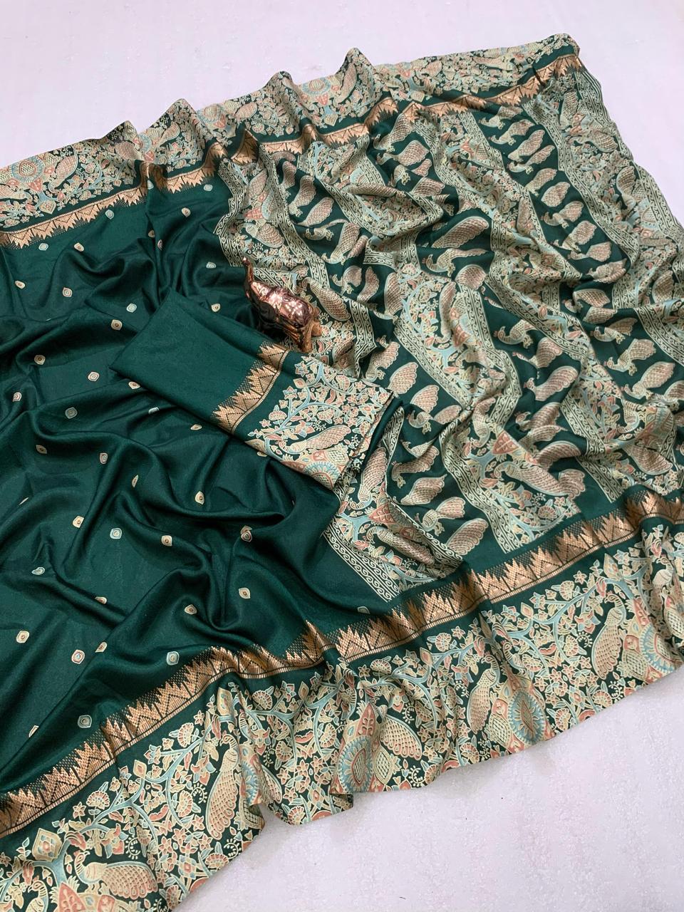 Bandhni Art Silk Saree🪸❄️