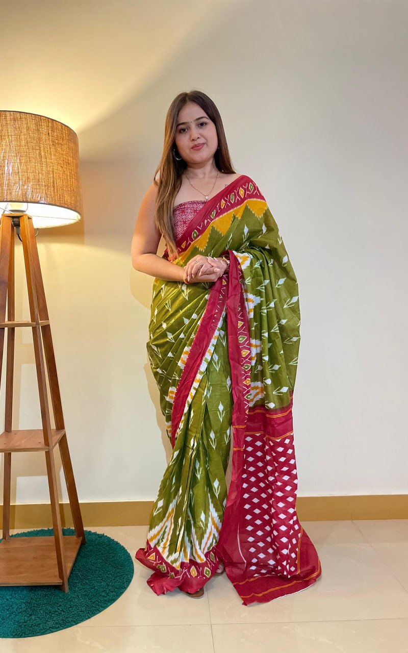 MUL MUL COTTON JAIPUR BLOCK PRINTED
