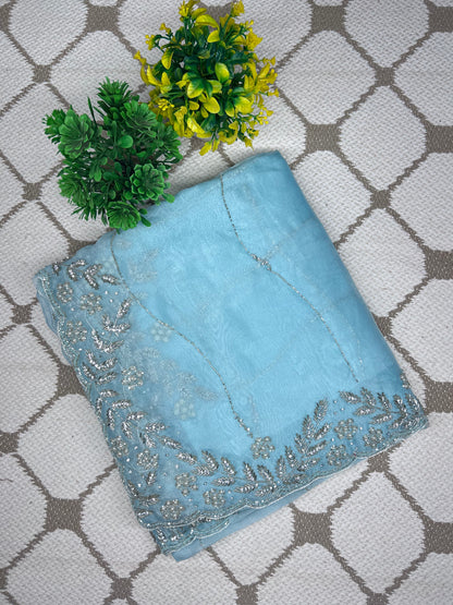 Premium Organza Handwork Saree –  Designer Saree