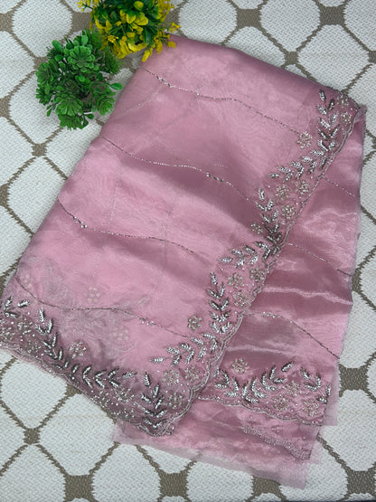 Premium Organza Handwork Saree –  Designer Saree