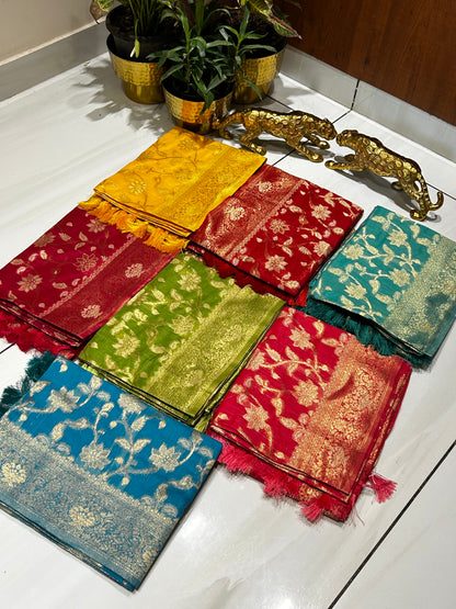 Elegant Soft Silk Saree🪸🐚
