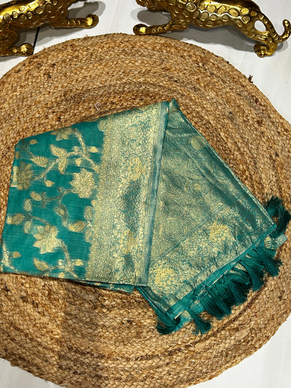 Elegant Soft Silk Saree🪸🐚