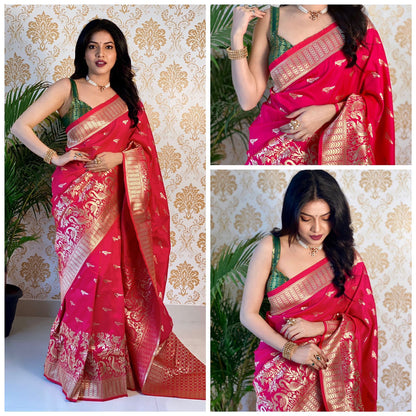 SOFT LICHI SILK SAREE