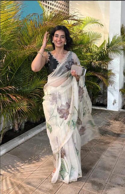 Pure Soft Teby Silk Saree with handwork💪🏻🫰🏻