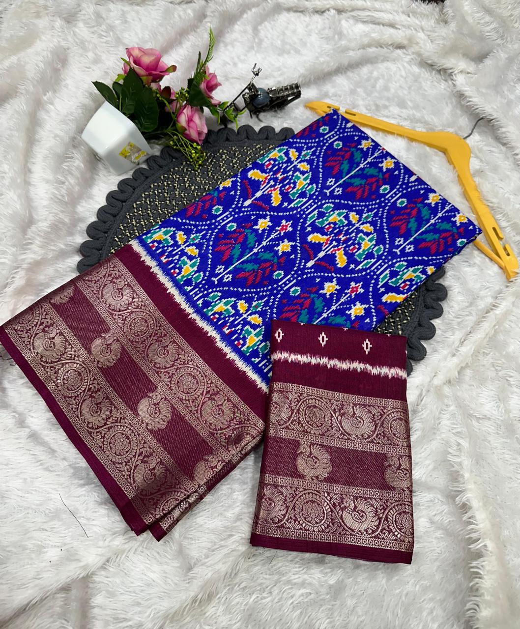 Soft Dola Saree🍇🫐
