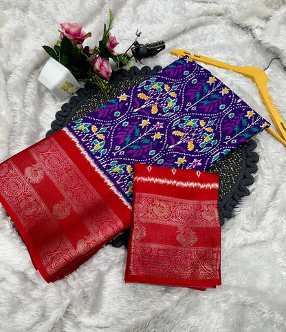 Soft Dola Saree🍇🫐