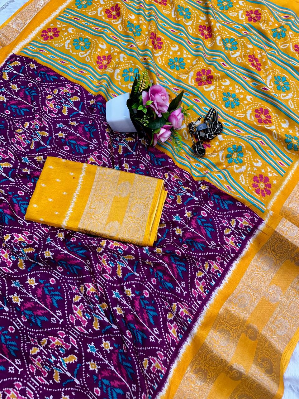 Soft Dola Saree🍇🫐