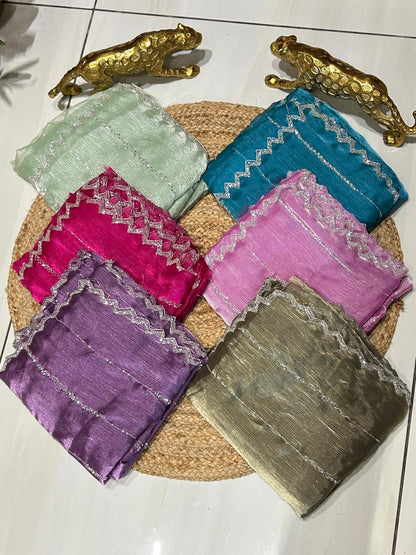 Soft Crush Tissue Saree🌸🦋