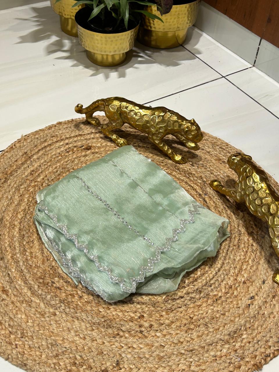 Soft Crush Tissue Saree🌸🦋