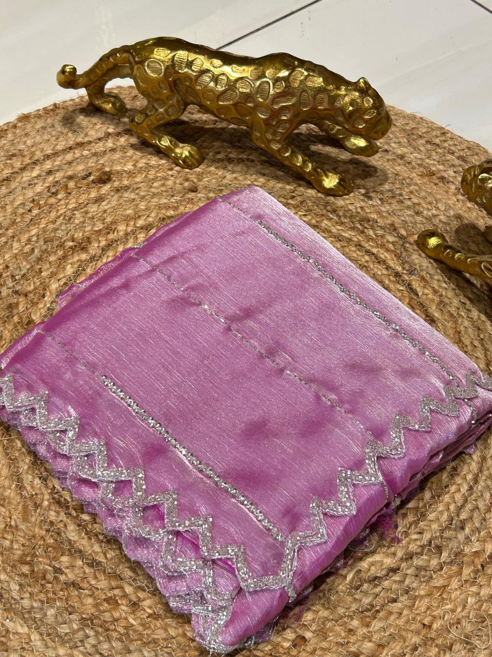 Soft Crush Tissue Saree🌸🦋