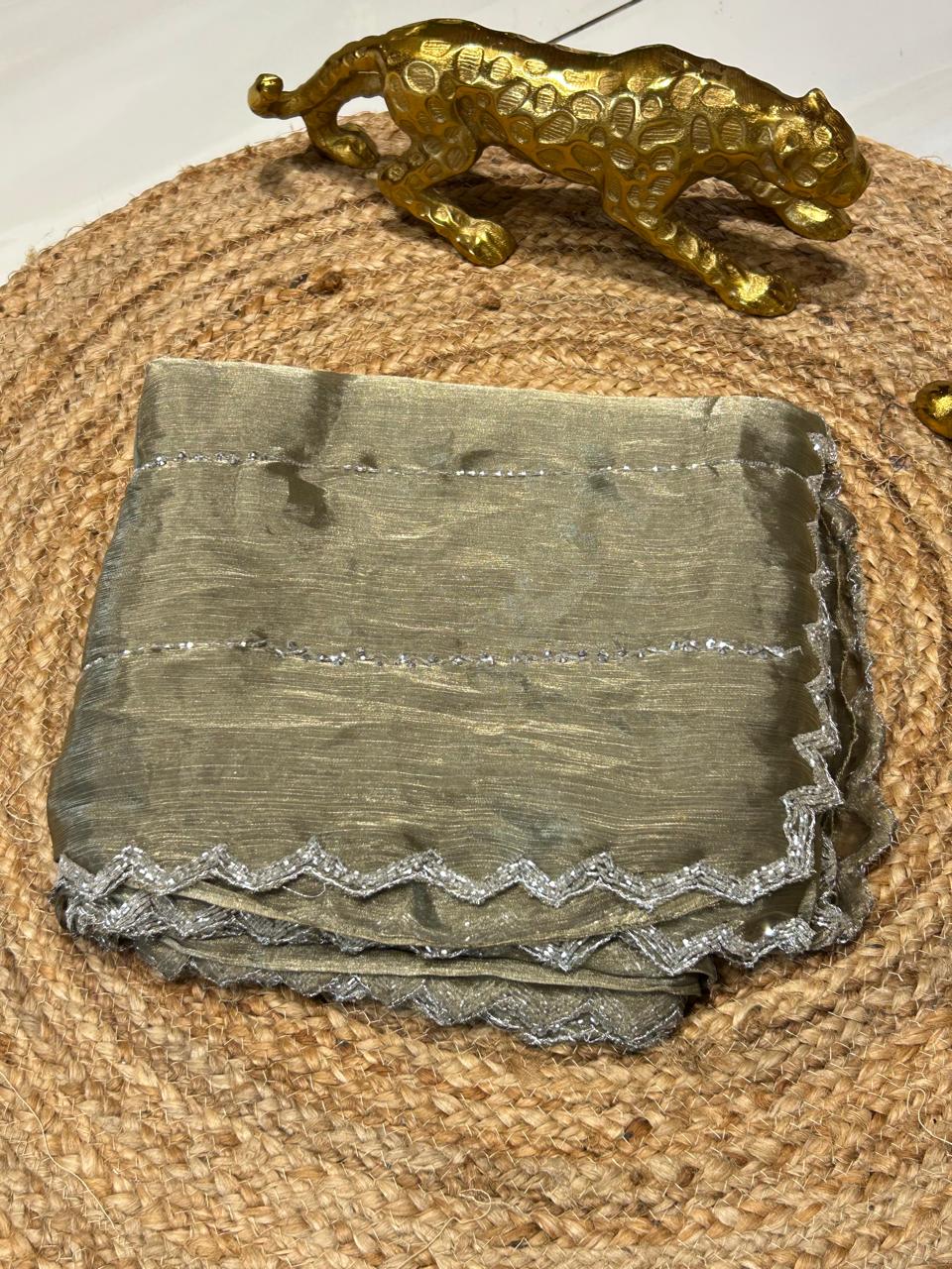 Soft Crush Tissue Saree🌸🦋