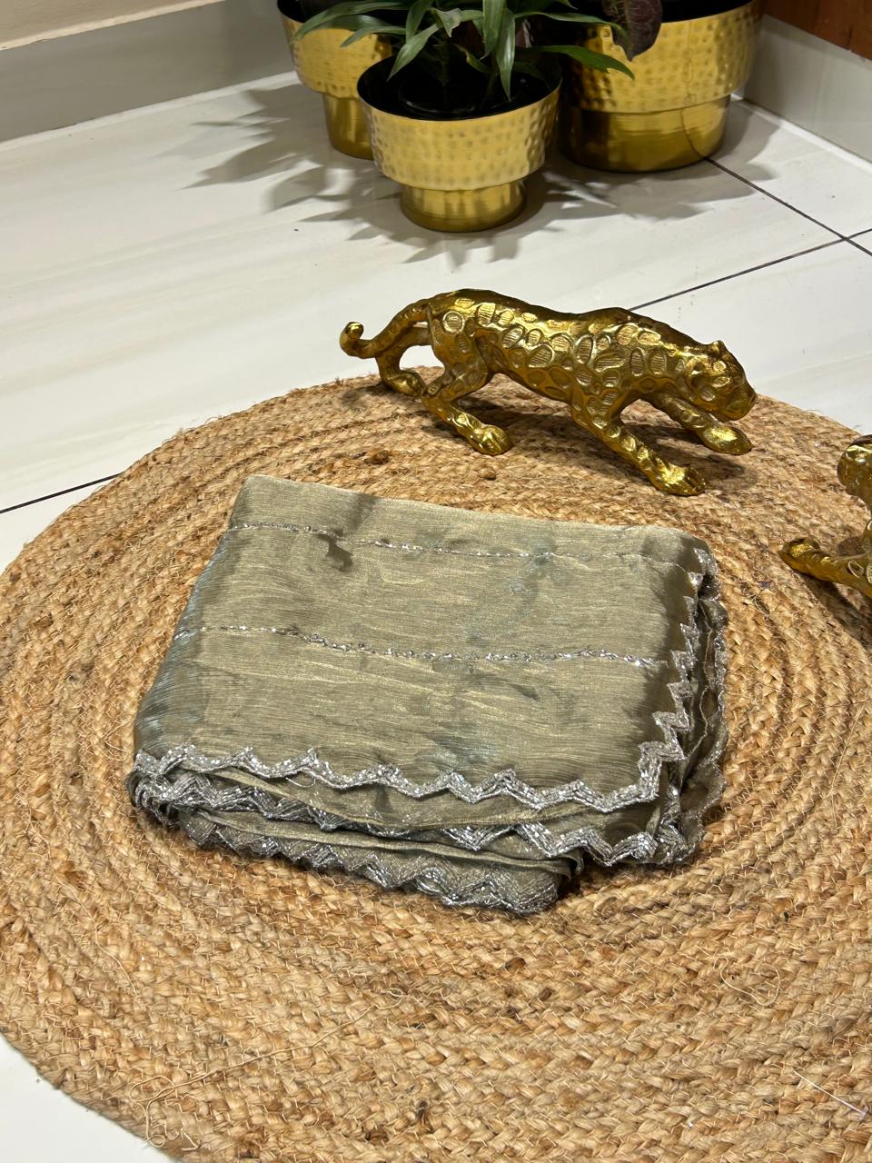 Soft Crush Tissue Saree🌸🦋