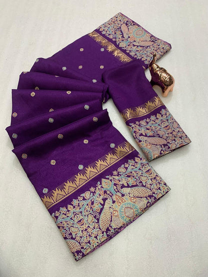 Bandhni Art Silk Saree🪸❄️