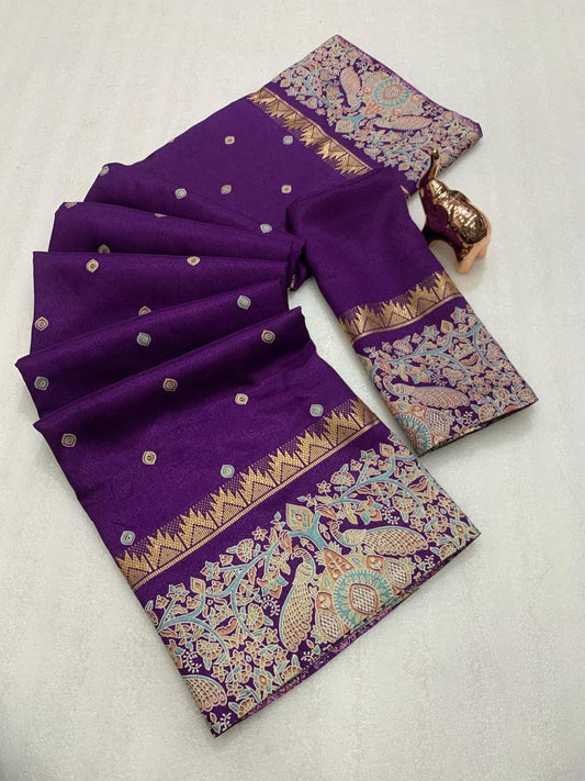 Bandhni Art Silk Saree🪸❄️