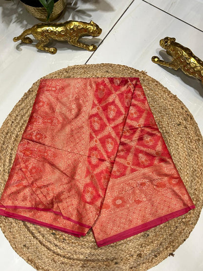 Banarasi Silk Sari with Zari Work🧵🫰🏻