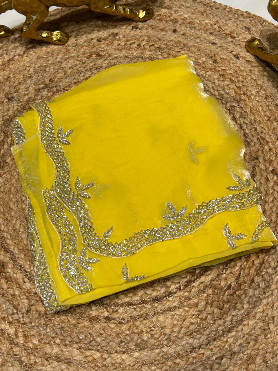 Premium Fancy Silk With Stone Work❄️🌼