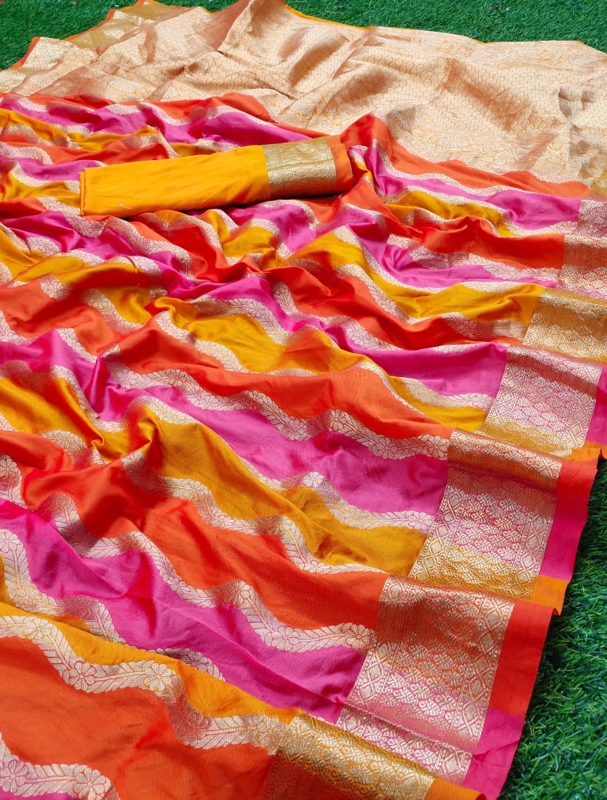 LARIYA SOFT LICHI SILK SAREE