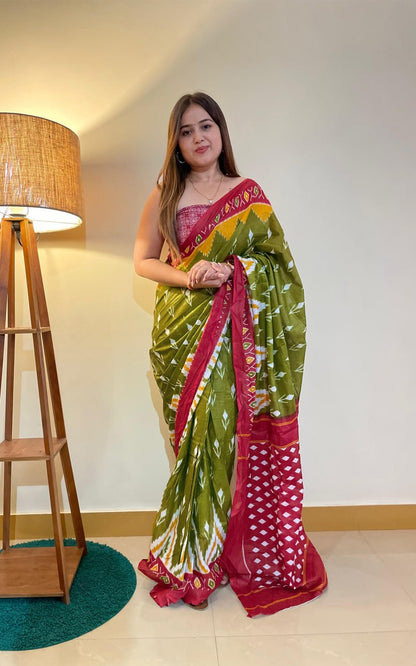MUL MUL COTTON JAIPUR BLOCK PRINTED