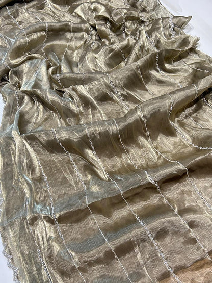 Soft Crush Tissue Saree🌸🦋